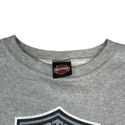 VTG 2007 GENUINE HARLEY DAVIDSON SWEATSHIRT ITALY ITALIAN DEALERSHIP XL 50” (46)