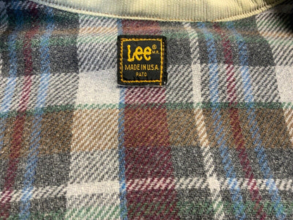 VTG LEE STORM RIDER BLANKET LINED DENIM JACKET ROCKABILLY 52” (48) XL