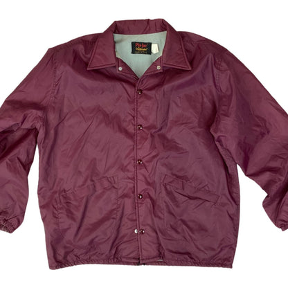 VTG 70s USA 973 ATHENS OHIO NYLON PLA-JAC WORKWEAR JACKET SURFER 46” XL