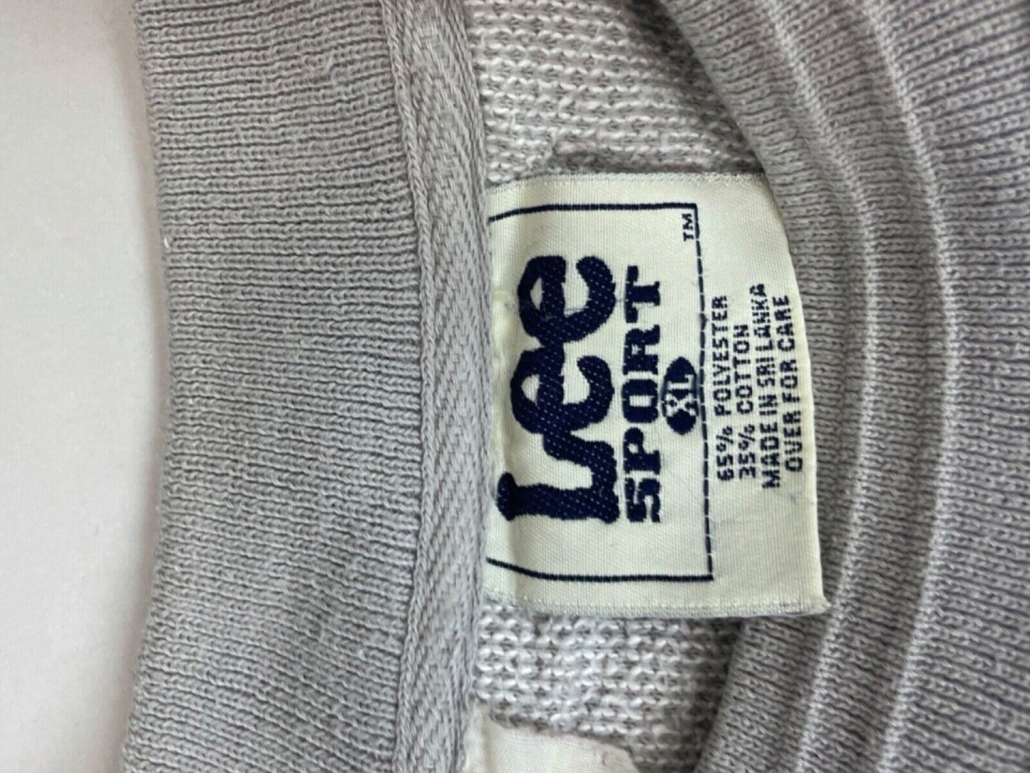 Vintage 90s 00s Grey Lee Steelers NFL Embroidered Waffle Knit Sweater XXL