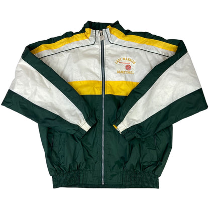 VTG 80s LADY WARRIOR BASKETBALL USA NYLON SPORTS WINDBREAKER JACKET SURFER 44” L