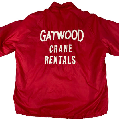 VTG 70s USA PLA-JAC GATWOOD CRANE LINED NYLON WORKWEAR JACKET SURFER XL 48”