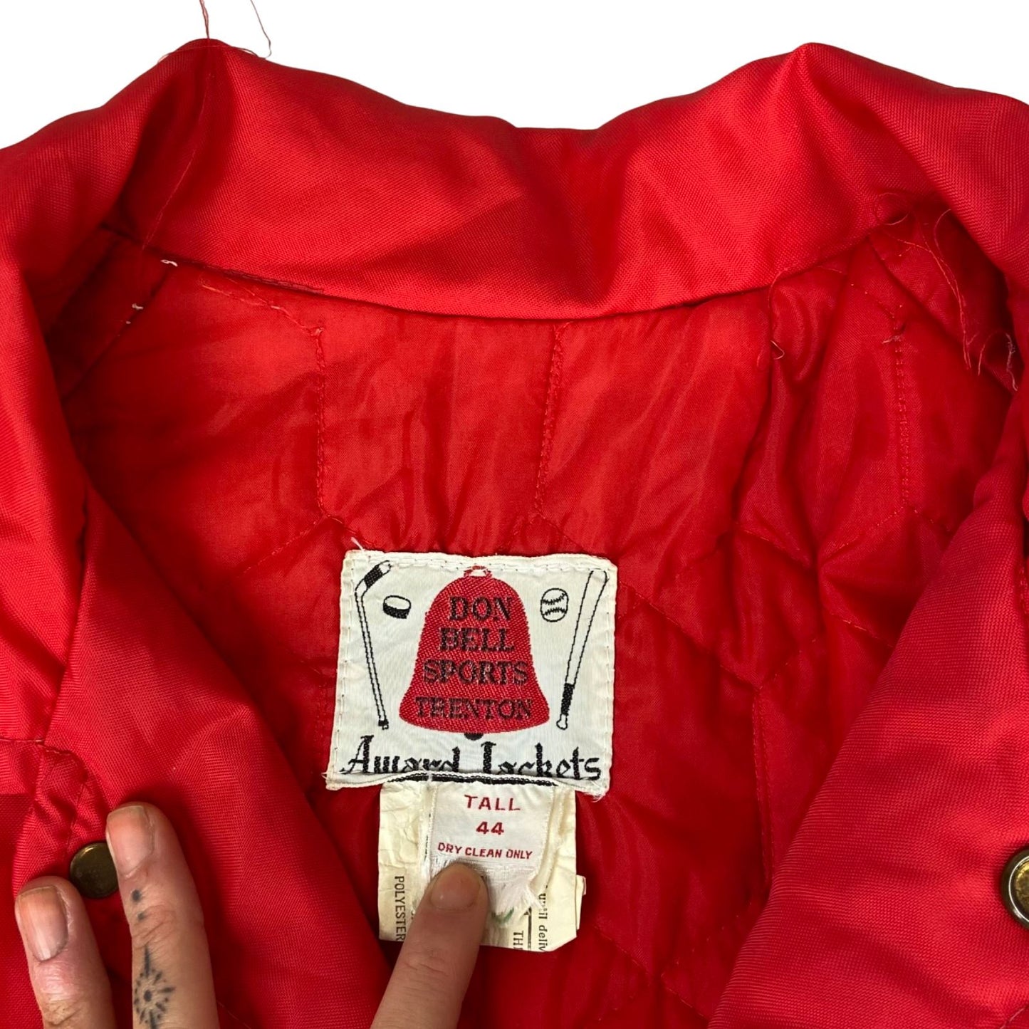 VTG 70s USA DON BELL CHUCK WAGON ICE HOCKEY  NYLON WORKWEAR JACKET SURFER 44” L