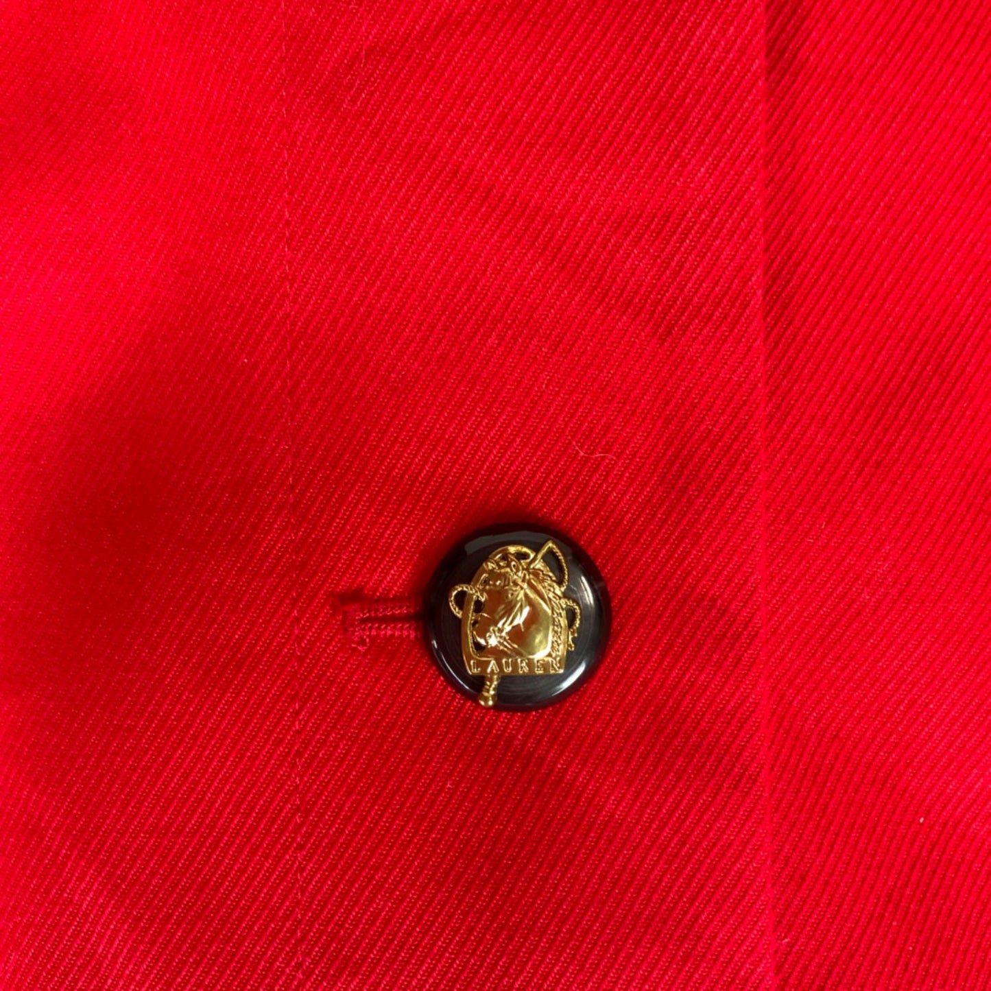 Vintage 90s 00s Red Black Lauren Ralph Lauren Swing Coat 12 14 M