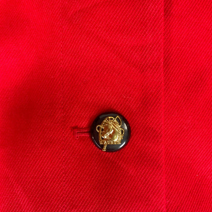 Vintage 90s 00s Red Black Lauren Ralph Lauren Swing Coat 12 14 M