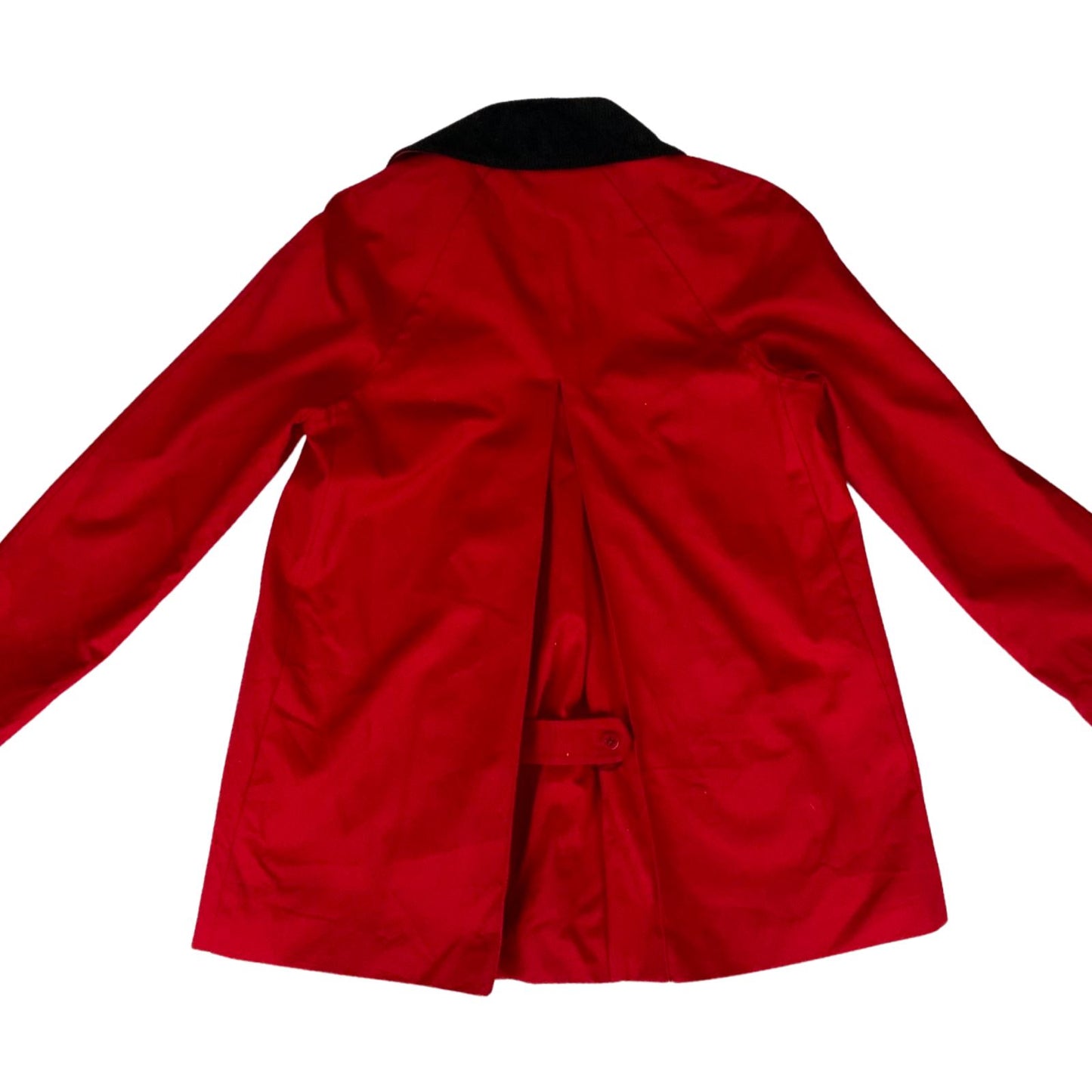 Vintage 90s 00s Red Black Lauren Ralph Lauren Swing Coat 12 14 M