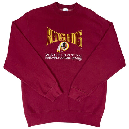 Vintage 90s Red Salem Sportswear NFL Washington Redskins Embroidered Sweater L