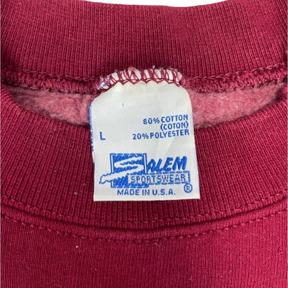 Vintage 90s Red Salem Sportswear NFL Washington Redskins Embroidered Sweater L