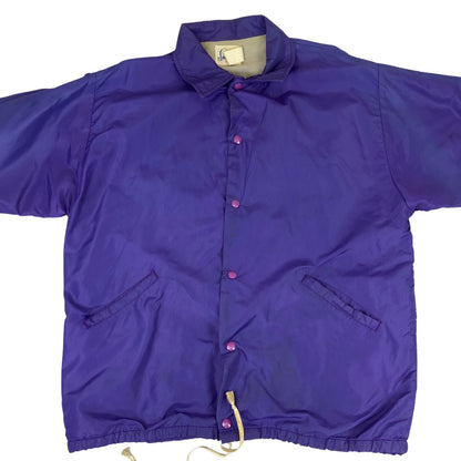 VTG USA RYAN SPEEDLINE SPORT LINED NYLON WINDBREAKER SURFER JACKET 46” XL