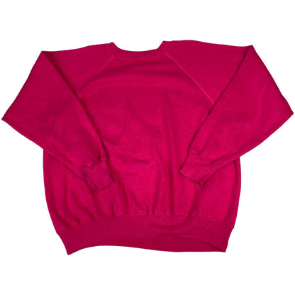 Vintage 1990 Pink Yale University Ivy League Crewneck Sweater XL