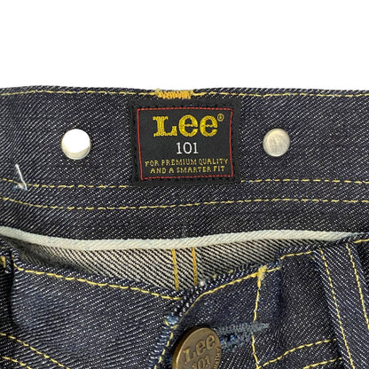VTG NWOT LEE 101S LOGGER SELVEDGE RAW DENIM ROCKABILLY JEANS RRP £250 30W 34L