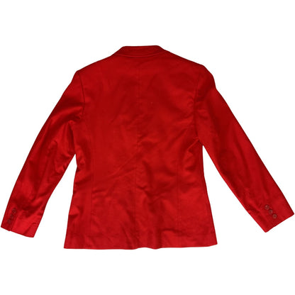 VINTAGE LADIES RED PENDLETON PURE VIRGIN WOOL BLAZER JACKET SIZE 10