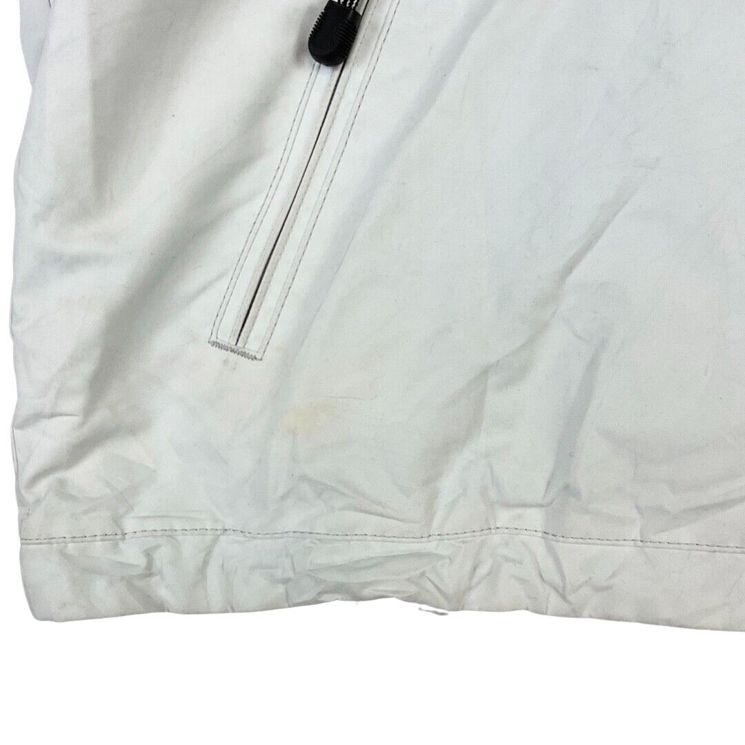 Vintage 90s White Ellesse Italia by Goldwin 1/2 Zip Overhead Windbreaker Large