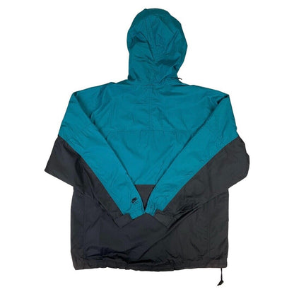 Vintage 90s Turquoise and Black Nike ACG All Conditions 1/2 Zip Windbreaker XL