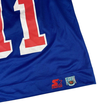 Vintage 90s Starter Blue New York Rangers NHL MESSIER #11 XXL